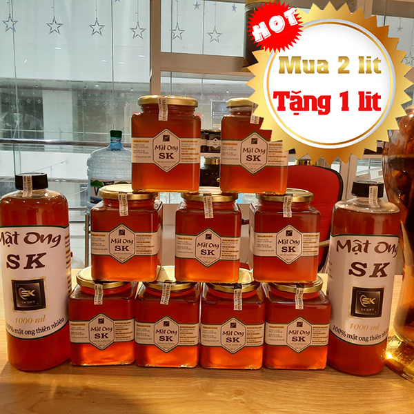Mật Ong Nguyên Chất Cà Phê ( Mua 2 Lít Tặng Thêm 1 Lít )